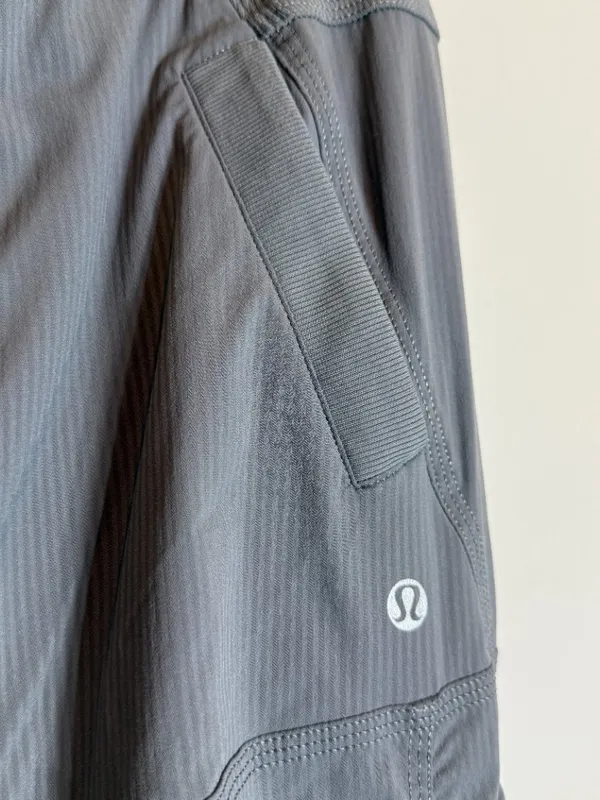 Y2K Lululemon Studio Pant Women's 4 Soot Light Gray Active Athletic Workout Gym - Image 8