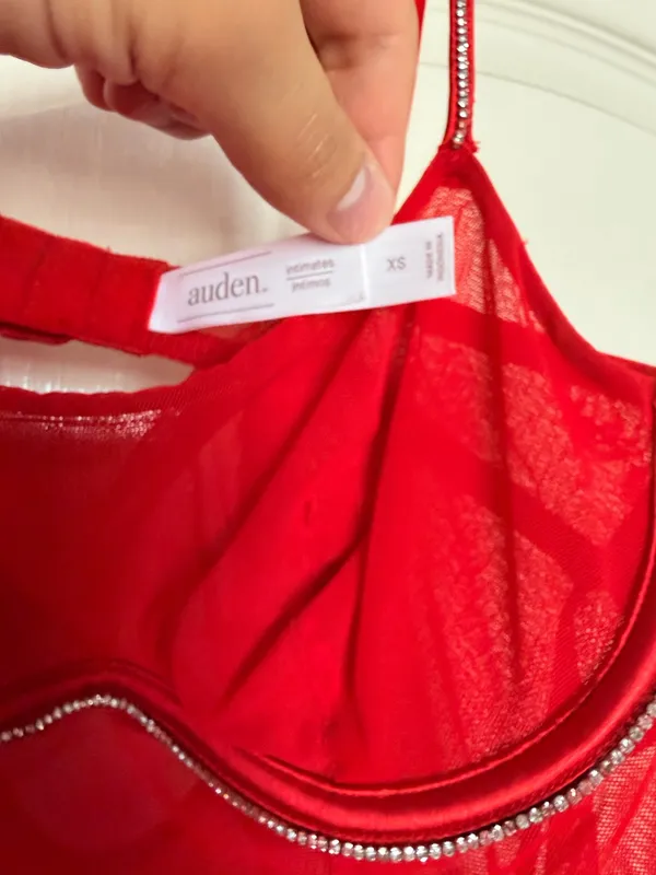 Target Lingerie Red Size XS - Image 2