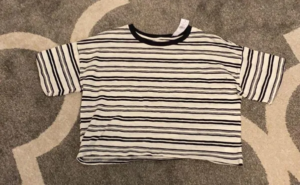 NWT American Eagle Striped Top Sz L - Image 2