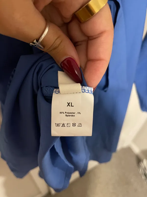 Longsleeve Blue Romper Size XL - Image 4