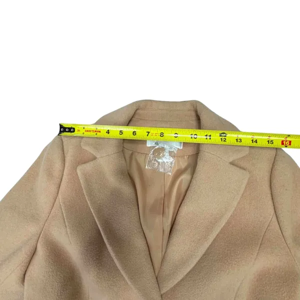 Chadwick's Women's Classic Camel Wool-Blend Long Tailored Coat - Image 7
