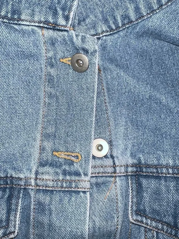 Love Tree blue denim distressed jacket - Image 8