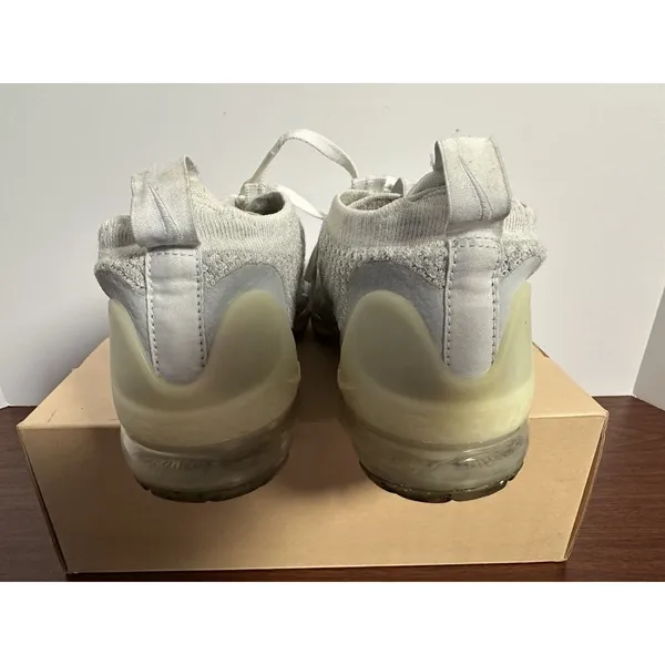 Nike Air VaporMax 2021 FK Pure Platinum White Running Shoes DC4112-100 Size 7.5 - Image 9
