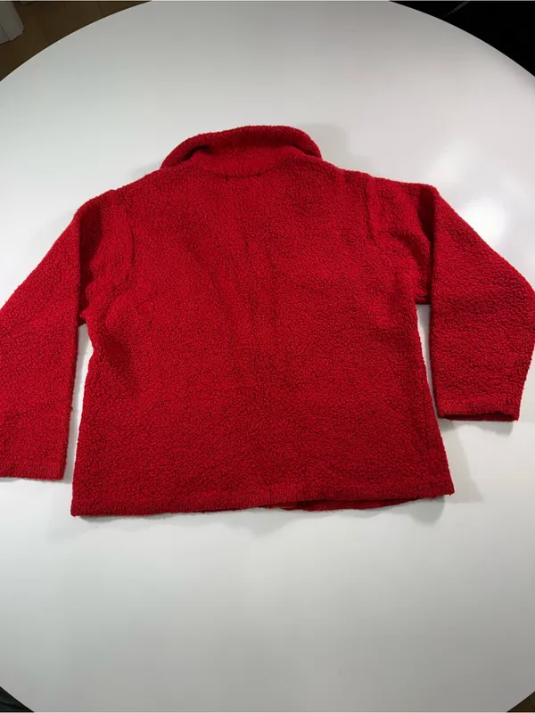Knitworks Women's Red Button Front Sweater Size L - Image 6