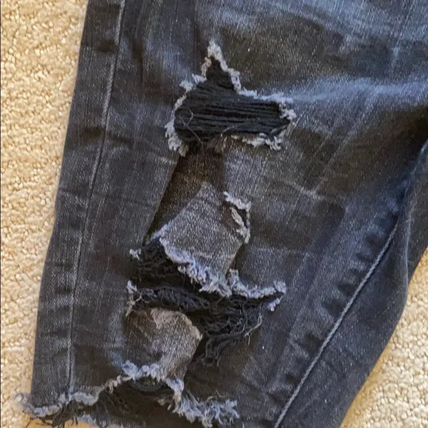Jrs American Eagle Black jean shorts 26 - Image 2