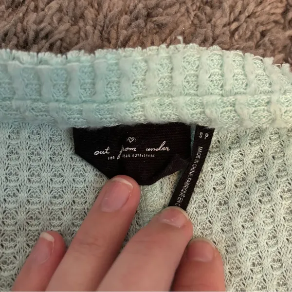 Out From Under Jojo Waffle Thermal Mint Size S - Image 10