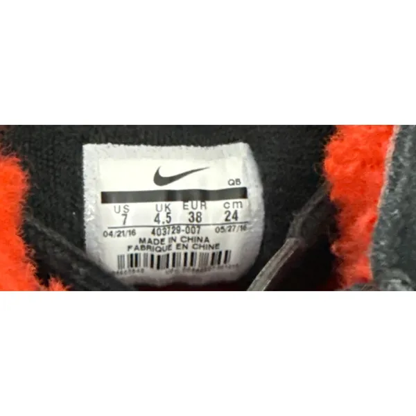 Nike Shoes Nike Blazer Mid Premium Black Suede Red Lined Size Women's 7 - Image 5