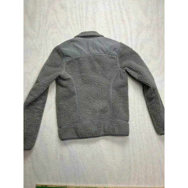 Patagonia Los Gatos Gray Sherpa Fleece Jacket Full Zip Womens Size Small Outdoor - Image 11
