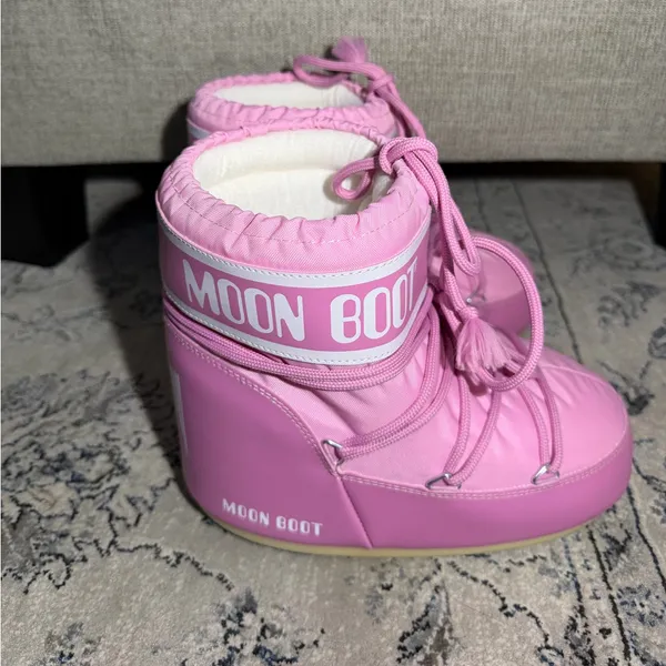 Moon Boot Icon Low Boot Pink Size 7 - Image 5