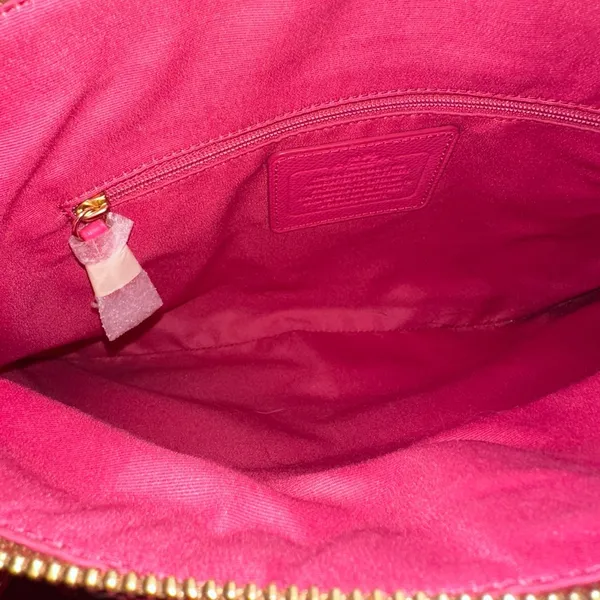 Coach Pebble Leather Kelsey Satchel Purse; excellent condition - Image 7