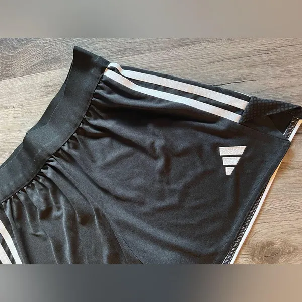 Adidas Black High Rise Shorts - Image 2