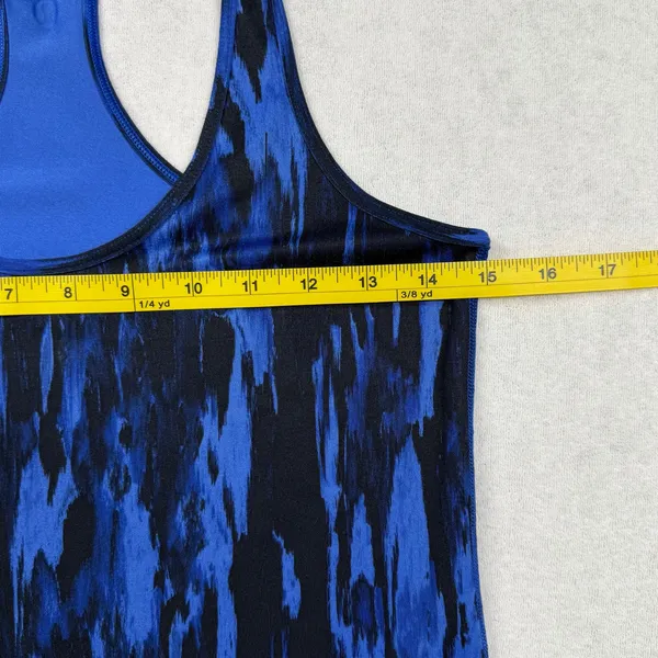 Lululemon Cool Racerback Tank Women’s Size 4 Blue Black Abstract Print Yoga - Image 4