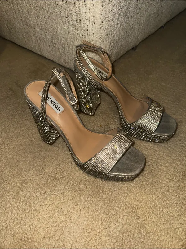 Steve Madden Lessa-R Rhinestone Heels - Image 2