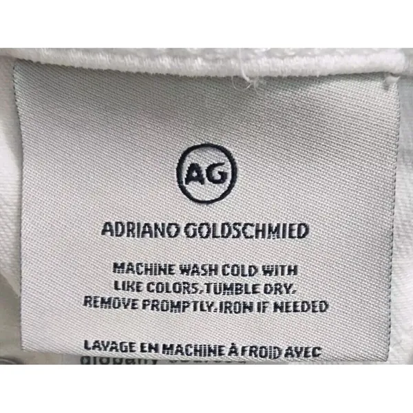 AG Adriano Goldschmied Womens The Prima Cropped Jeans,‎ White, 25 - Image 7
