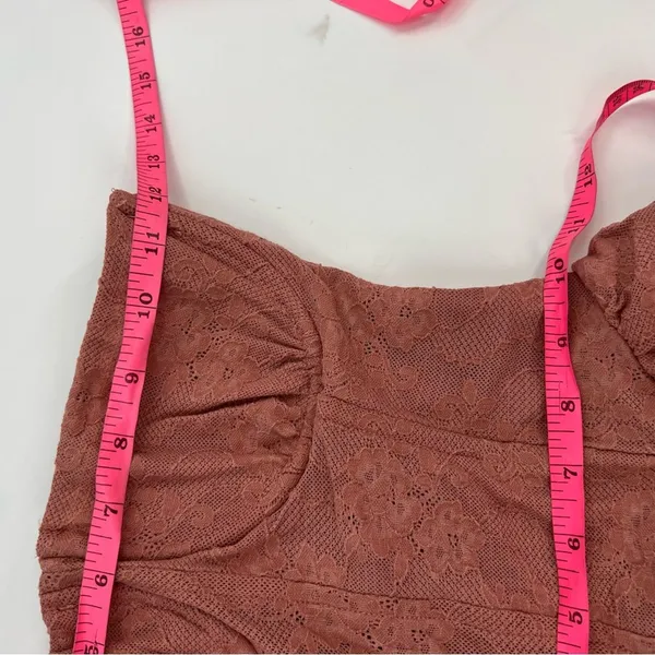 NWT Anthropologie We Wore What Strapless Corset Peplum Maxi Dress Sz‎ 2 - Image 7