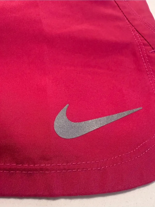 Nike Women's Hot Pink Athletic Shorts with Reflective Swoosh‎ Size S - Image 5