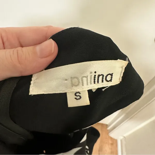PNIINA | Black and White‎ Zebra Print Dress - Image 4
