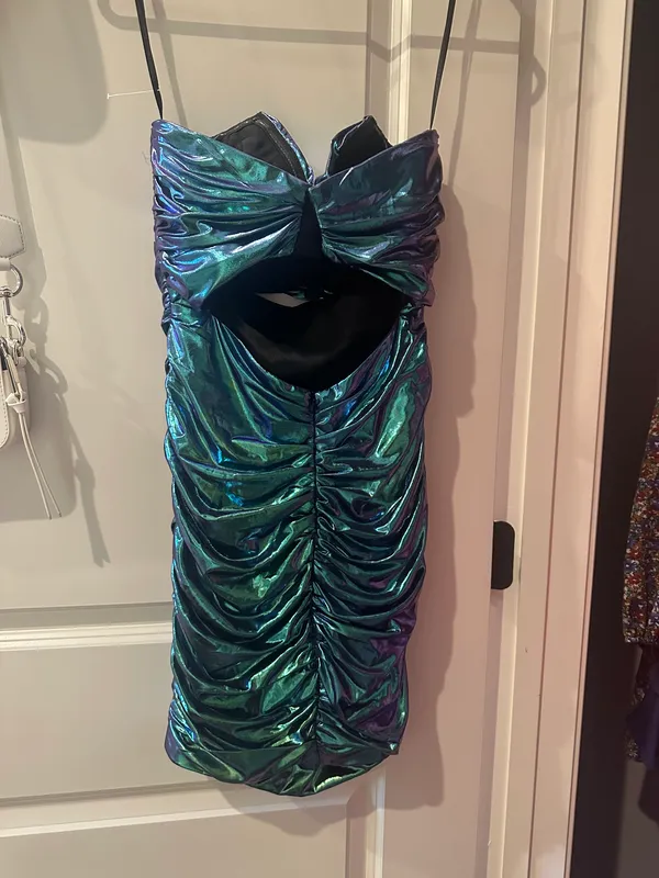Teal Homecoming Dress - Image 4