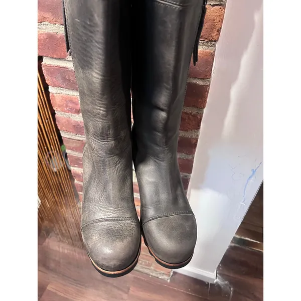 SOREL Addington Tall Waterproof Leather Knee High Lug Heel Boots 7.5 - Image 7