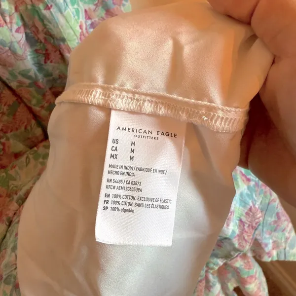American Eagle Corset Tiered Midi Dress - Image 4