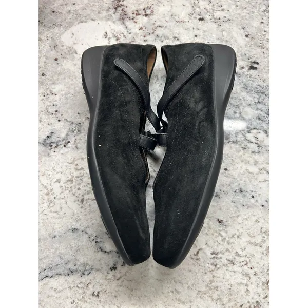Wolky 42 Black Passion Mary Jane Goat Suede Leather US 11.5 Walking Shoe Comfort - Image 6