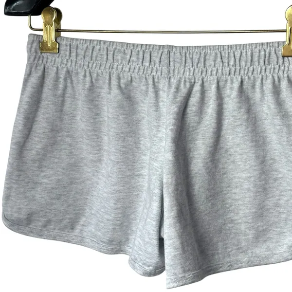 NEW Brandy Melville Light Heather Grey Sweat Shorts‎ Pajama Cozy Athletic XXS - Image 6
