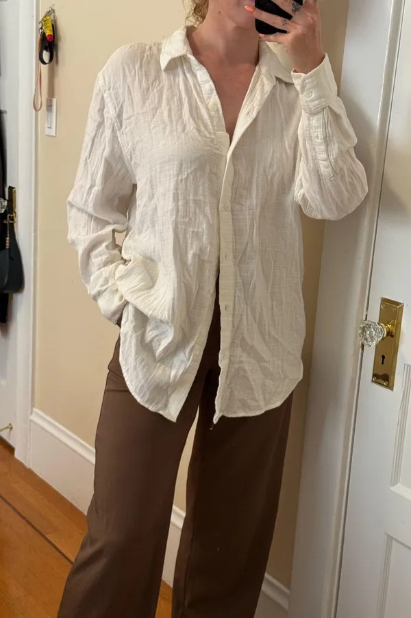 Aritzia Wilfred Free Shirt Relaxed - Image 4