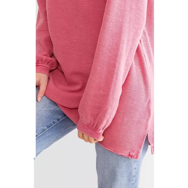 Free people we the free Women's Soul Oversized T-Shirt Size M Pink - Image 3