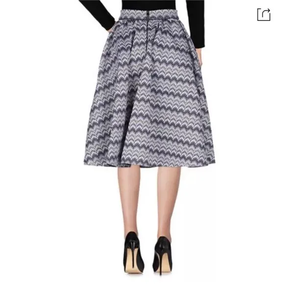 NWT Maje Womens Purple Skirt with Lace Size 2( USA size M) - Image 3
