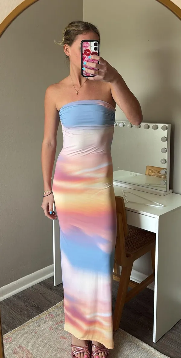 PQ Swim Ombré Maxi Dress Purple Size XS - Image 5