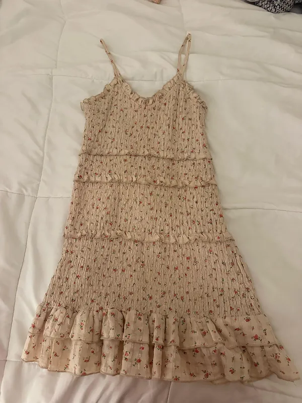 Mabel Pink Mini Dress - Image 2