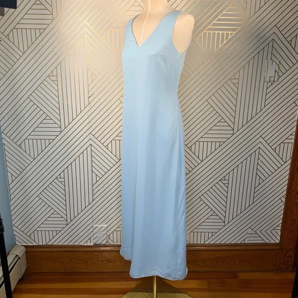 Fame and‎ Partners Custom Blue Bridesmaid Dress - Image 4