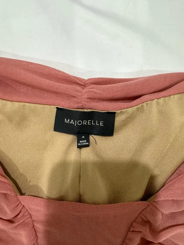 Majorelle Revolve Mesh Off The Shoulder Mini Dress - Image 8