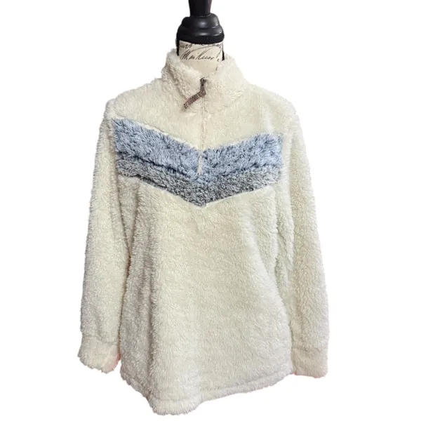 Weatherproof Vintage Super Soft Faux Fur Pullover Medium EUC - Image 2