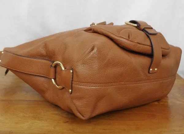 Brown Leather Michael, Michael Kors Shoulder Bag - Image 9