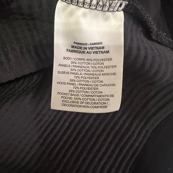 Nike Women’s cropped zip up hoodie sz md - Image 7