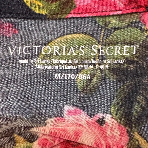 Victoria's Secret Floral Cozy Gown. Size M - Image 5