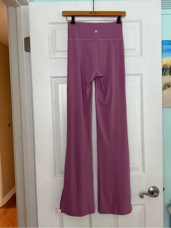 Lululemon Groove Super-high-rise Flared Pant Split Hem in Velvet Dust - Image 4