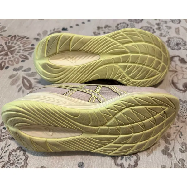 ASICS GEL-Cumulus 27 Women's Running Shoes Size 8 Mineral Beige Yellow 1012B772 - Image 9