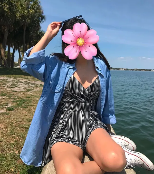 Black and White Striped Romper - Image 7