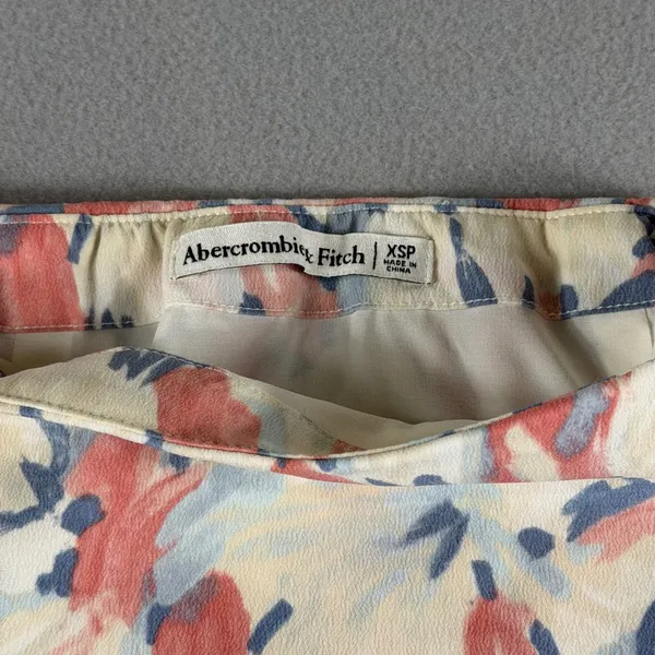 Abercrombie & Fitch Abstract Floral Midi Skirt XS - Image 3