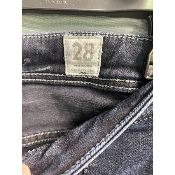 We The Free Skinny Jeans Womens Size 28 Blue Denim Slim Fit Zip Fly Hipster B76 - Image 2
