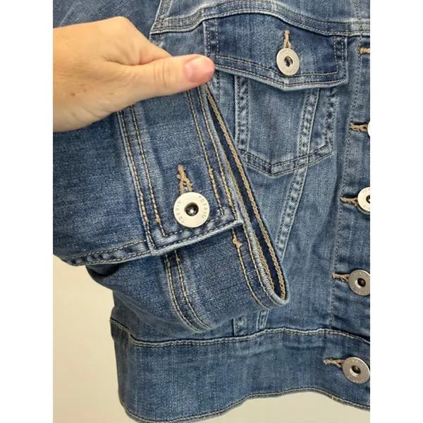 Torrid Crop Soft Jean Jacket Sz1X/14–16 - Image 6