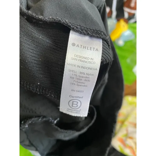 Athleta Textured Brooklyn Jogger Black Sz 4 Dance Casual Gym - Image 6