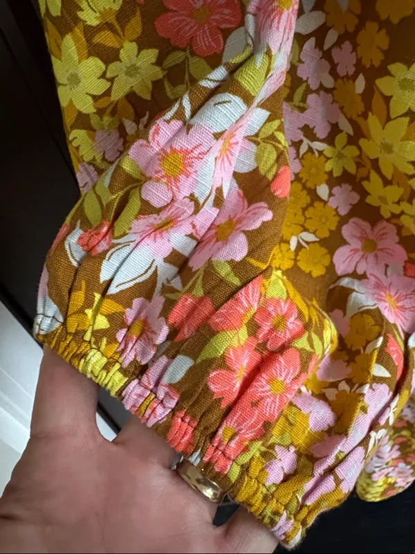 NWT Billabong Paradise Dress Floral Size Medium - Image 7
