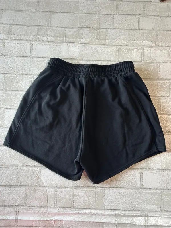Gymshark Black Athletic Women's Shorts with Logo Size Small - Image 3