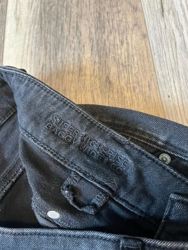 American Eagle Super High Rise Baggy Wide Leg Jeans - Image 6