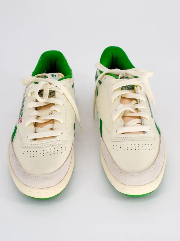 Reebok Club C Revenge Vintage Sneakers in Chalk and Glen Green Women's 8.5 - Image 5