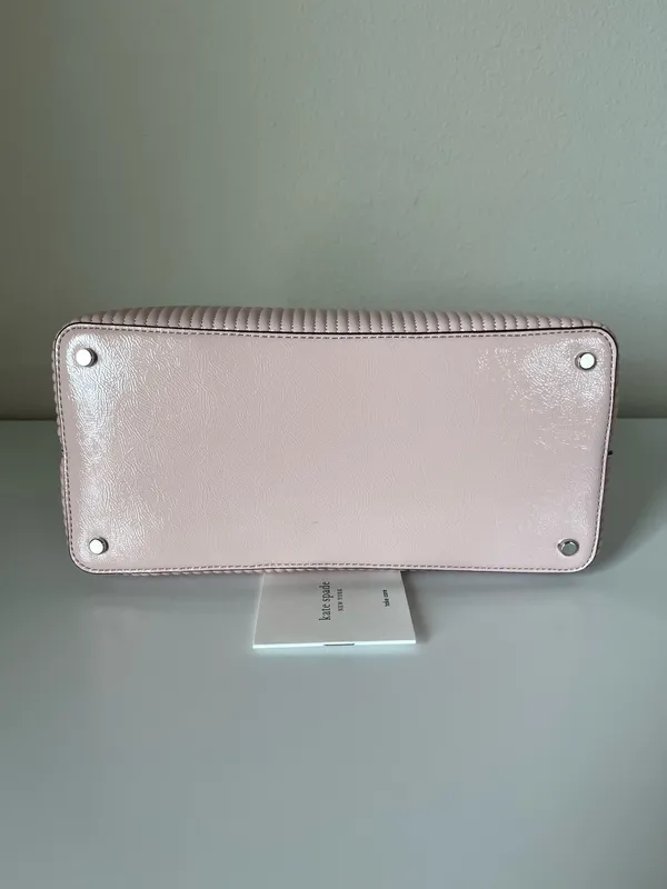 Kate Spade Thompson Street Shiny Quilted Small Satchel Bag - Image 5