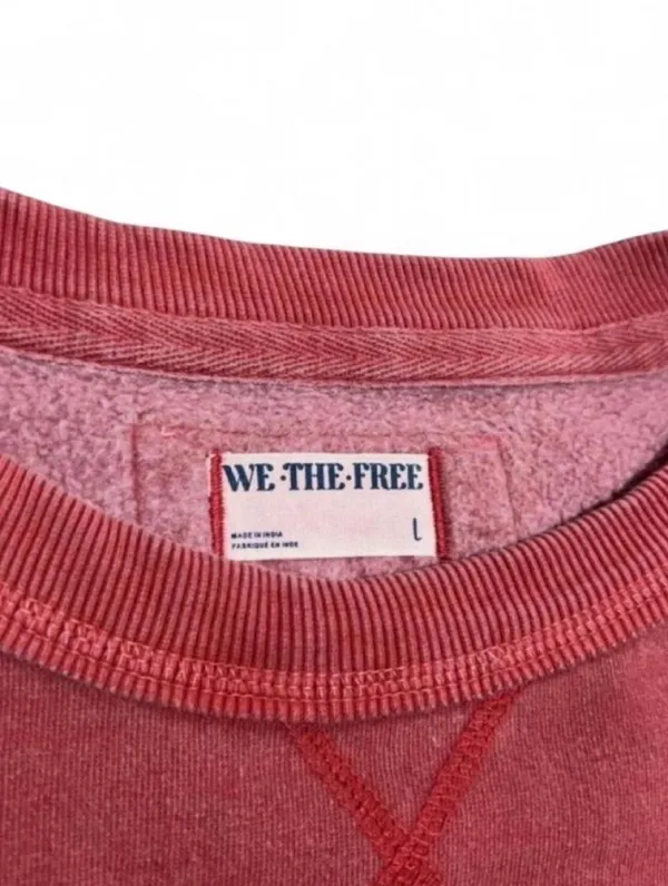 We The Free Red Crewneck Sweatshirt - Image 3